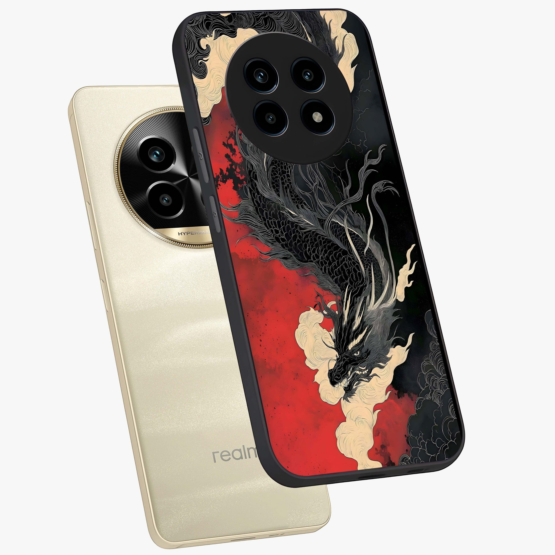 Shadow Dragon Fury Glass Case displayed in angled mockup highlighting powerful dragon illustration with dark fantasy aesthetic.