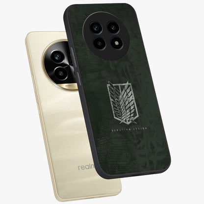 Wings Of Freedom Glass Case displayed in angled mockup highlighting graceful wing design with inspirational aesthetic.
