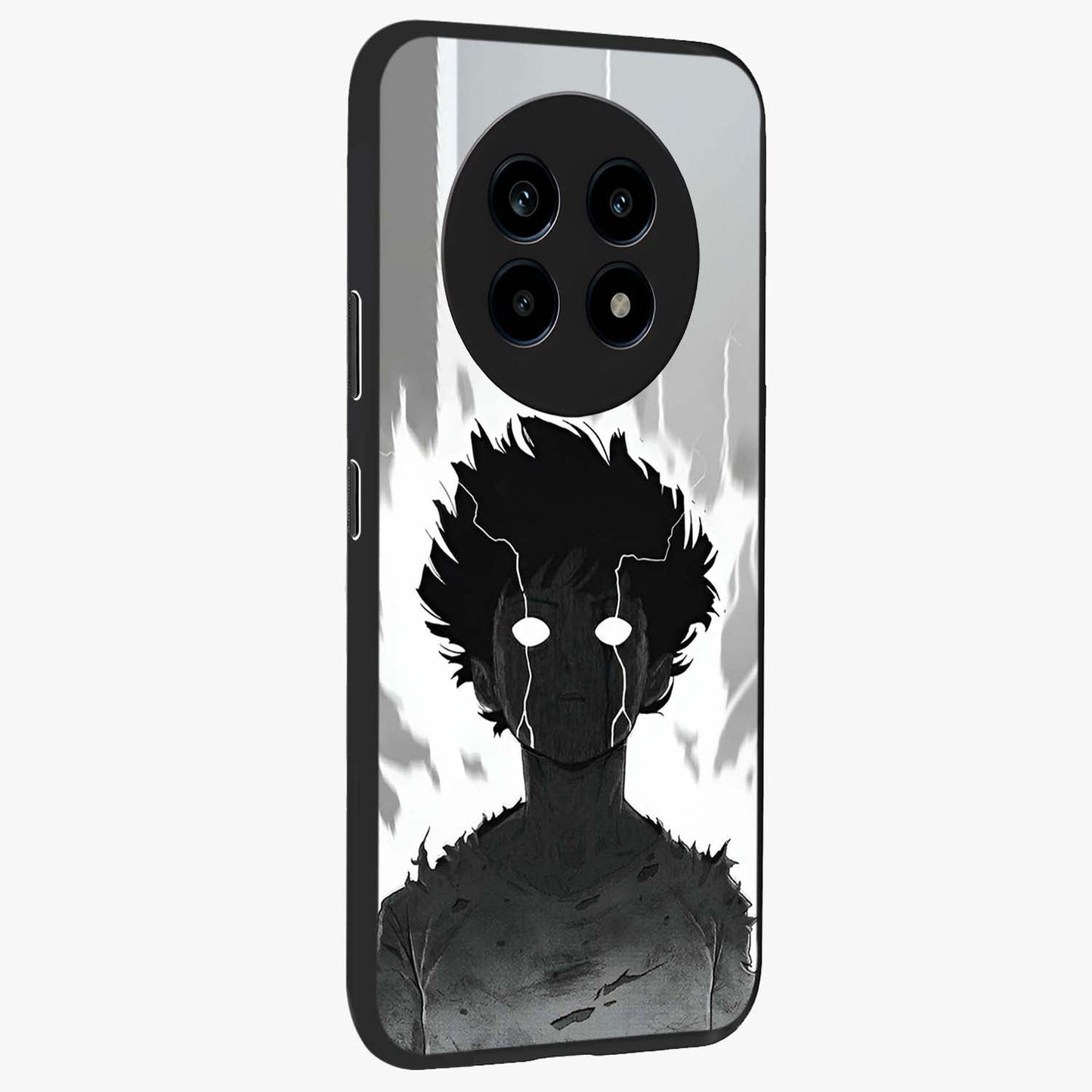 Awakened Inner Rage Glass Case upright view showcasing dramatic artwork with strong expressive aesthetic.