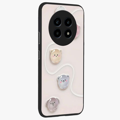 Puffy Face Parade Glass Case upright view showcasing adorable character artwork with cheerful animated theme.