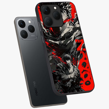 Demon Sword Resolve Glass Case displayed in angled mockup highlighting powerful demon sword illustration with dark fantasy aesthetic.