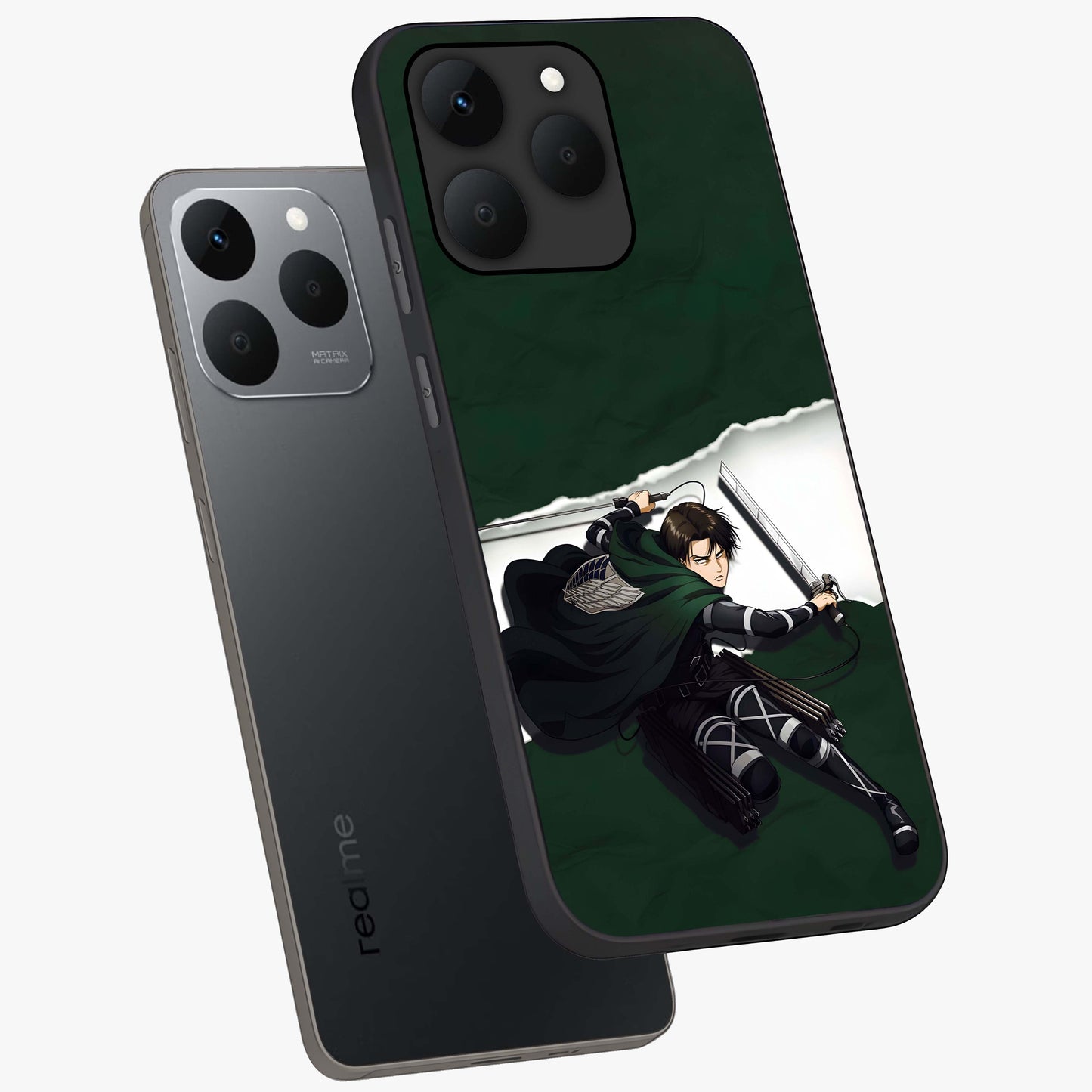 Emerald War Vanguard Glass Case displayed in angled mockup highlighting intense battle inspired design with emerald tone aesthetic.