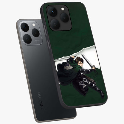 Emerald War Vanguard Glass Case displayed in angled mockup highlighting intense battle inspired design with emerald tone aesthetic.