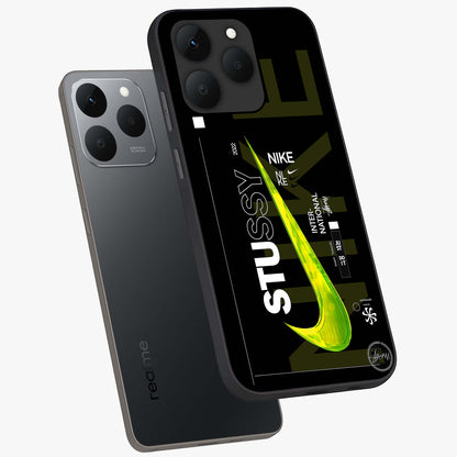 Neon Street Edition Glass Case displayed in angled mockup highlighting vibrant urban design with bold street aesthetic.
