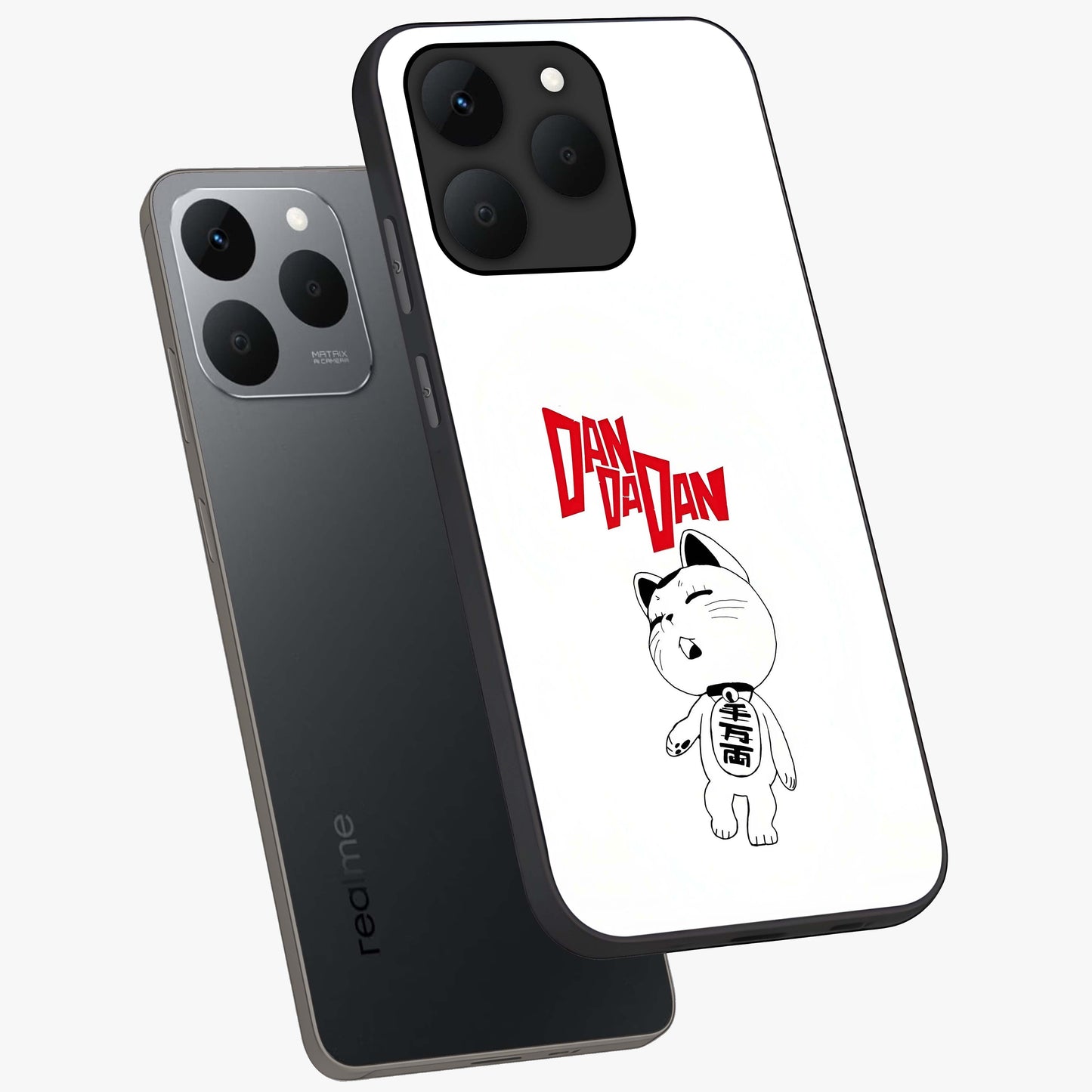 Playful Spirit Charm Glass Case displayed in angled mockup highlighting lively decorative design with playful aesthetic style.