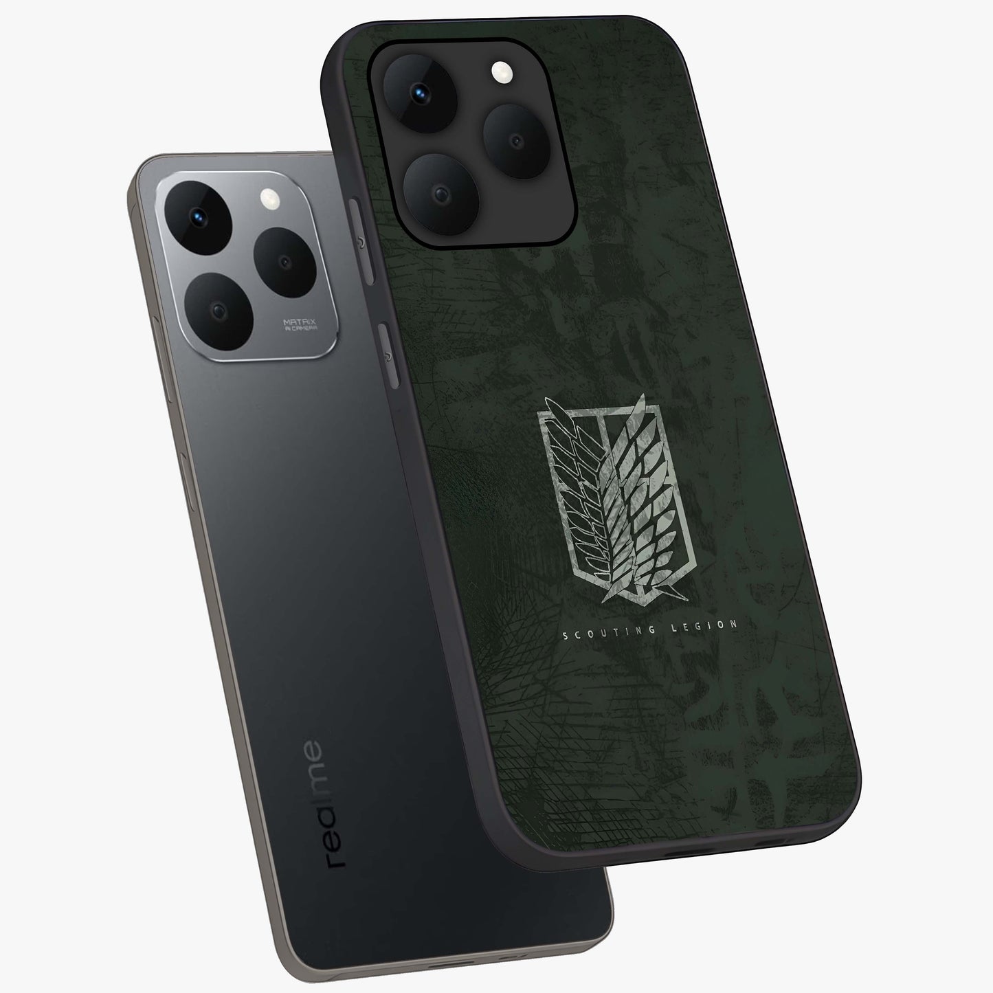 Wings Of Freedom Glass Case displayed in angled mockup highlighting graceful wing design with inspirational aesthetic.