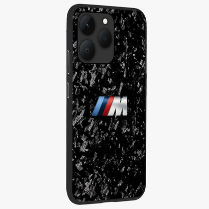 Carbon Speed Mark Glass Case upright view showcasing modern carbon speed graphic with bold automotive theme.