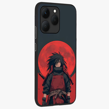 Crimson Moon Warlord Glass Case upright view showcasing powerful warlord artwork with dark celestial theme.