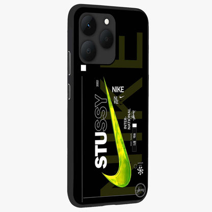 Neon Street Edition Glass Case upright view showcasing colorful neon artwork with modern street culture theme.