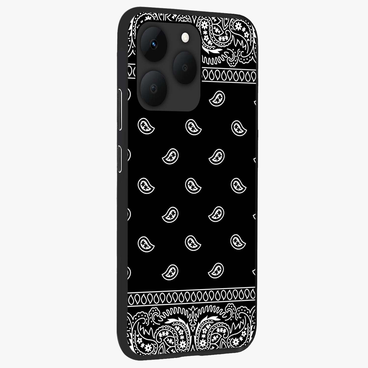 Retro Rebel Threads Glass Case upright view showcasing stylish vintage artwork with bold retro theme.