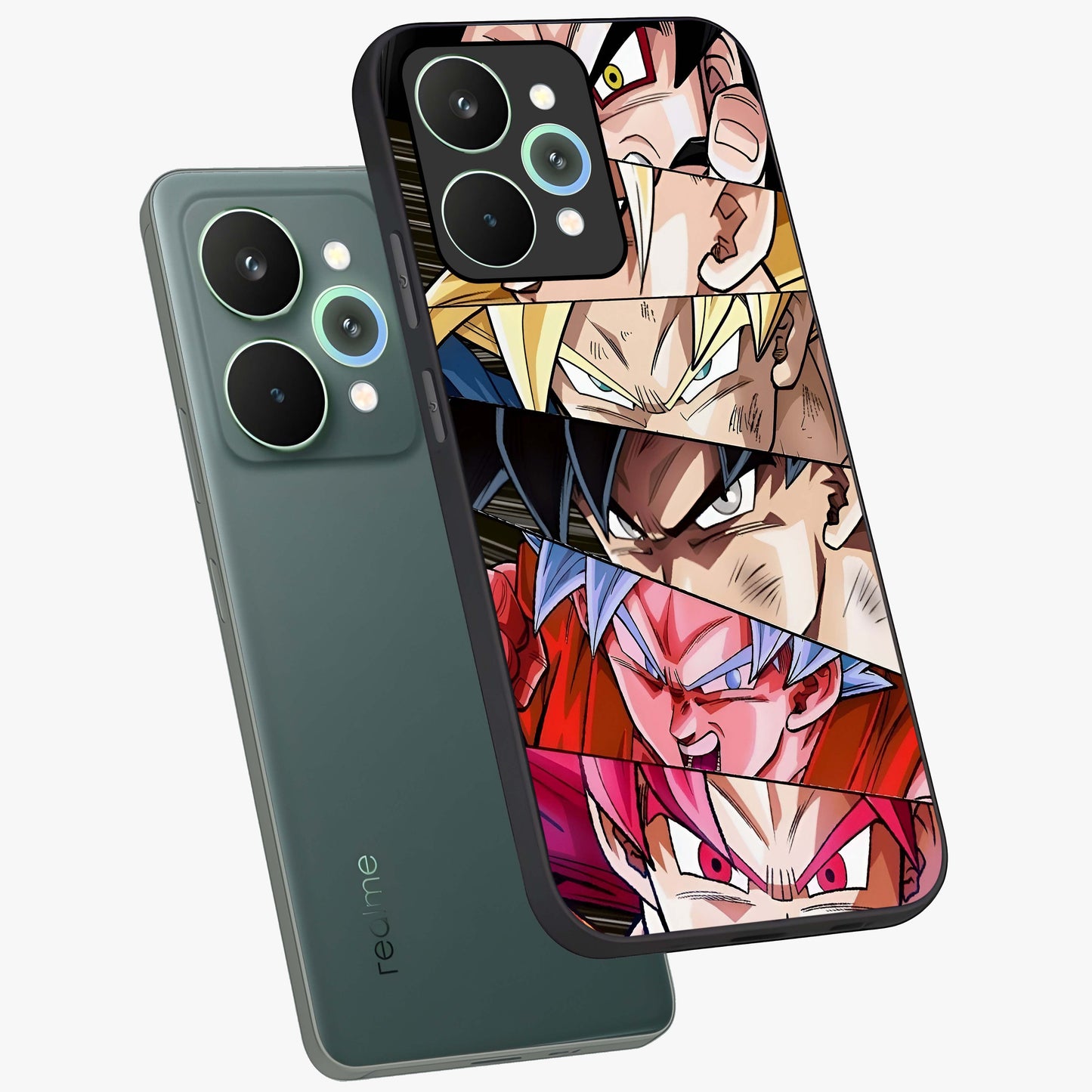 Anime Character Glass Case displayed in angled mockup highlighting colorful anime character illustration.