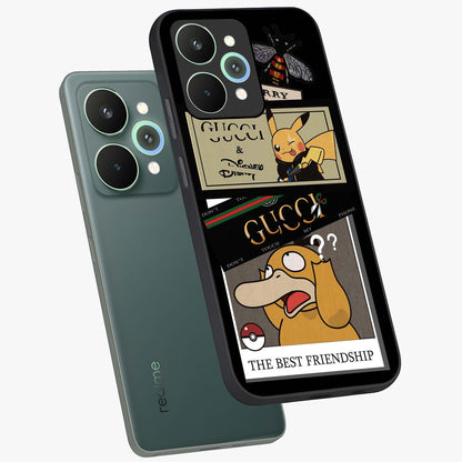 Gucci Play Mashup Glass Case displayed in angled mockup highlighting stylish fashion mashup design with bold aesthetic.