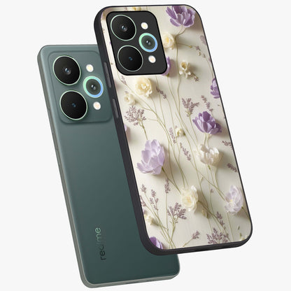 Lilac Breeze Harmony Glass Case displayed in angled mockup highlighting calm lilac breeze design with soothing aesthetic style.