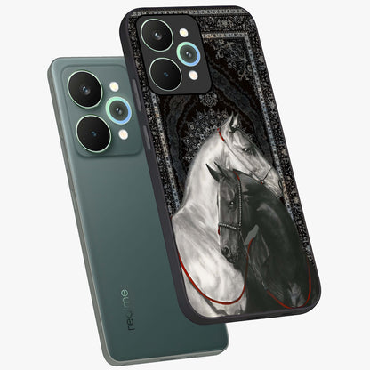 Majestic Ride Legacy Glass Case displayed in angled mockup highlighting sleek vehicle design with bold racing aesthetic.
