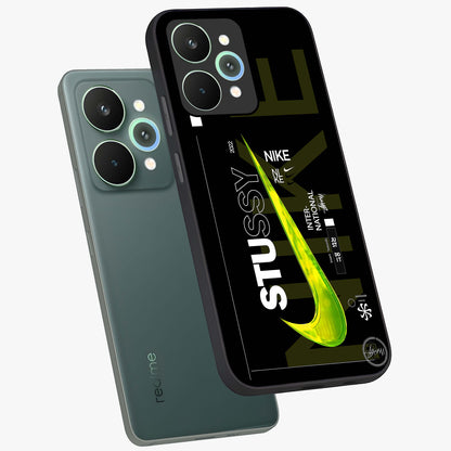Neon Street Edition Glass Case displayed in angled mockup highlighting vibrant urban design with bold street aesthetic.