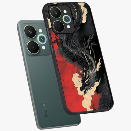 Shadow Dragon Fury Glass Case displayed in angled mockup highlighting powerful dragon illustration with dark fantasy aesthetic.