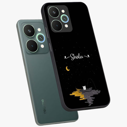 Silent Night Row Glass Case displayed in angled mockup highlighting peaceful evening design with dreamy night aesthetic.