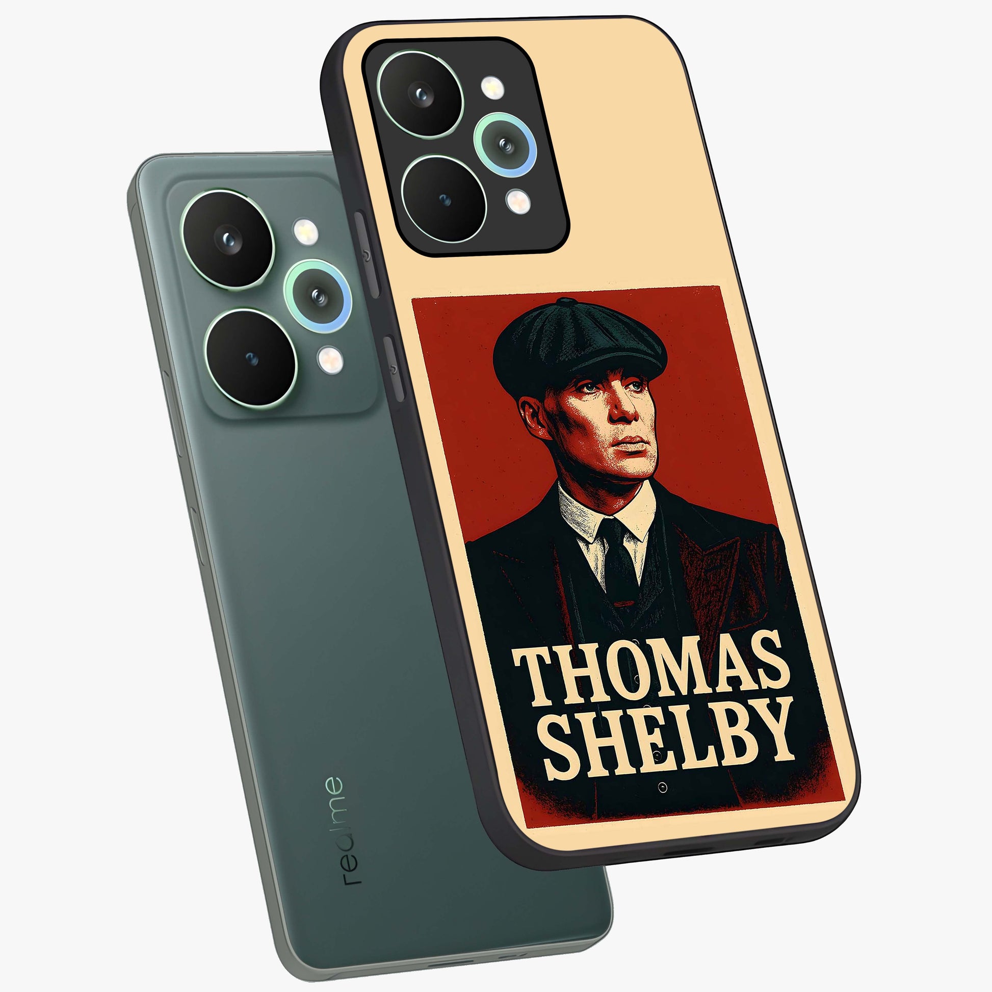 Vintage Mafia Authority Glass Case displayed in angled mockup highlighting powerful retro design with classic gangster aesthetic.