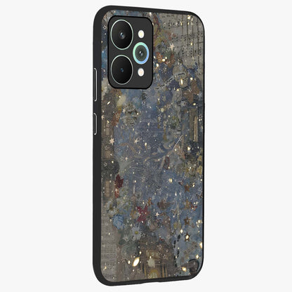 Aesthetic Astrolophia Glass Case upright view showcasing soft aesthetic theme with stylish modern look.