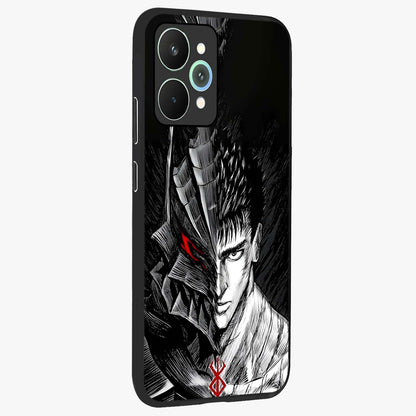 Berserker Blood Oath Glass Case upright view showcasing intense warrior aesthetic with dramatic artistic style.