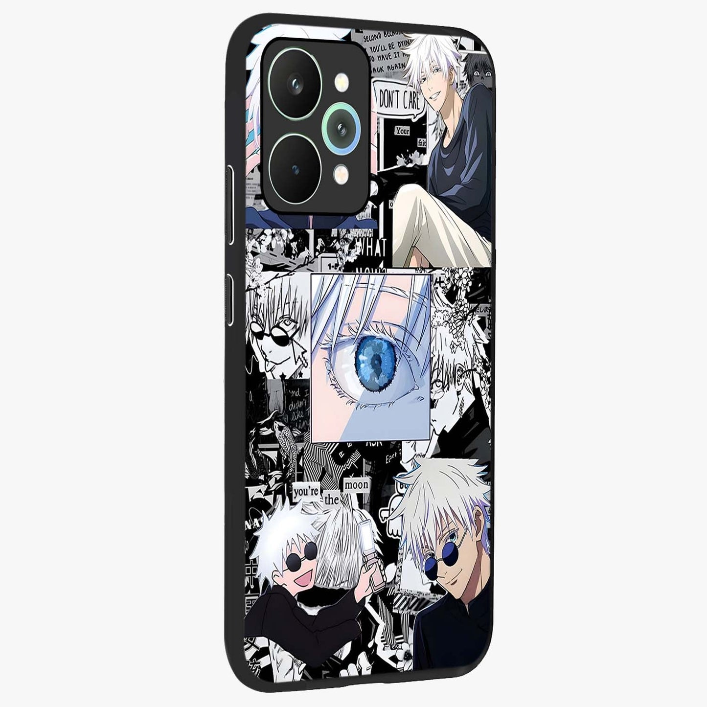 Infinity Sorcerer Chaos Glass Case upright view showcasing dramatic sorcerer artwork with chaotic mystical theme.