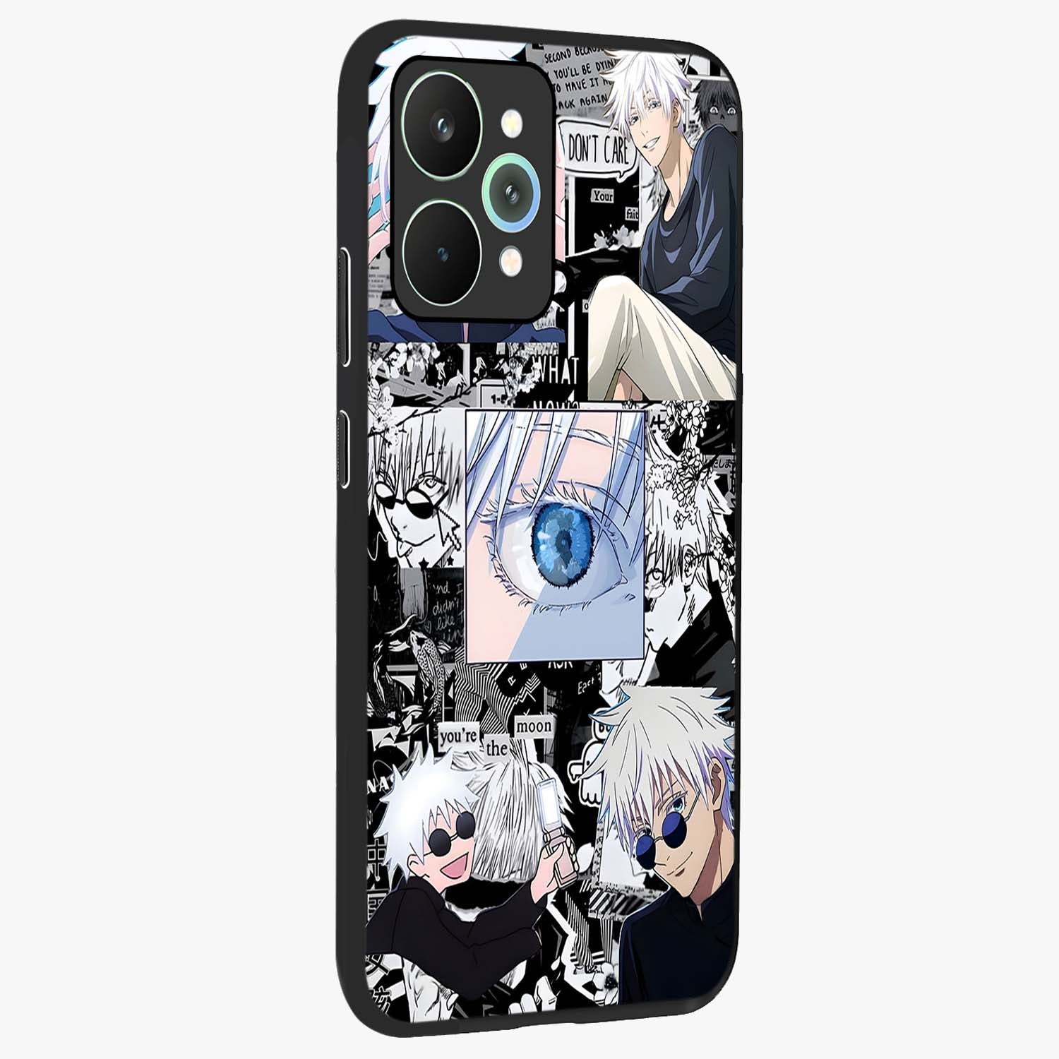 Infinity Sorcerer Chaos Glass Case upright view showcasing dramatic sorcerer artwork with chaotic mystical theme.
