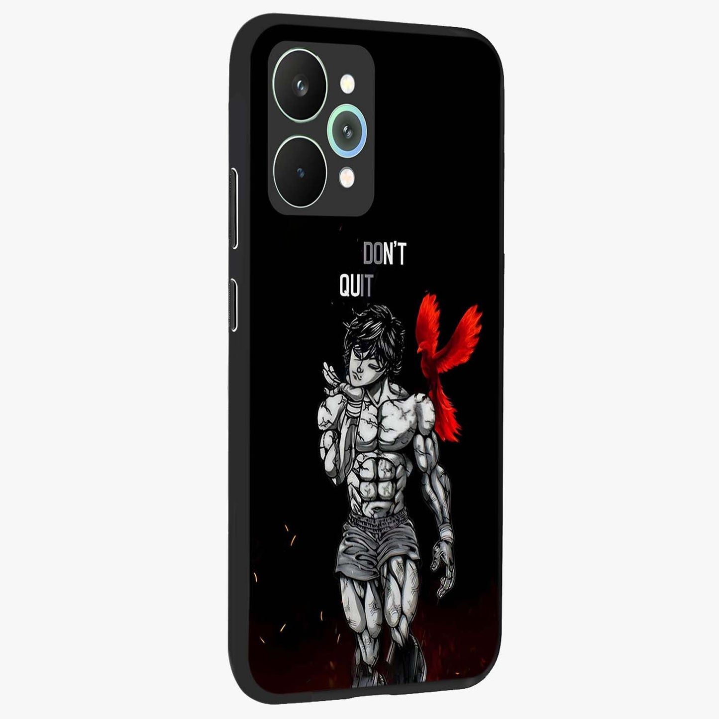 Rise Beyond Limits Glass Case upright view showcasing powerful inspirational artwork with uplifting theme.