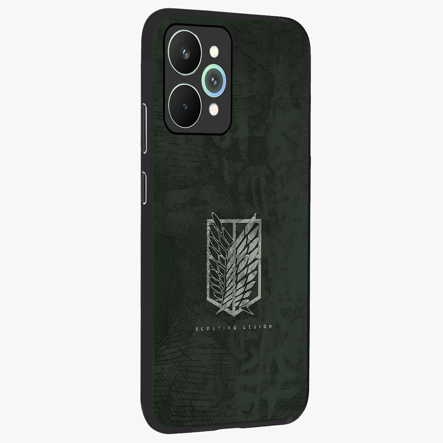 Wings Of Freedom Glass Case upright view showcasing powerful wings artwork with freedom themed design.