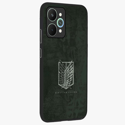 Wings Of Freedom Glass Case upright view showcasing powerful wings artwork with freedom themed design.