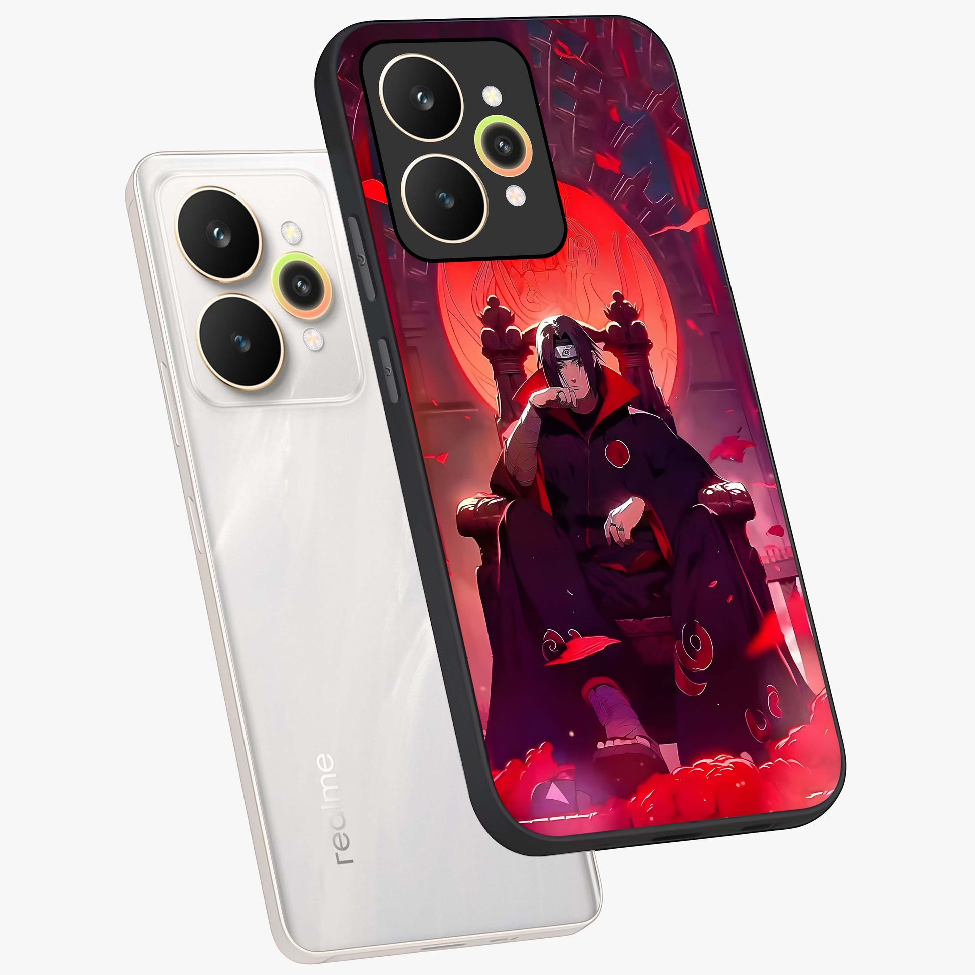 Blood Moon Sovereign Glass Case displayed in angled mockup highlighting dark celestial moon design and dramatic theme.