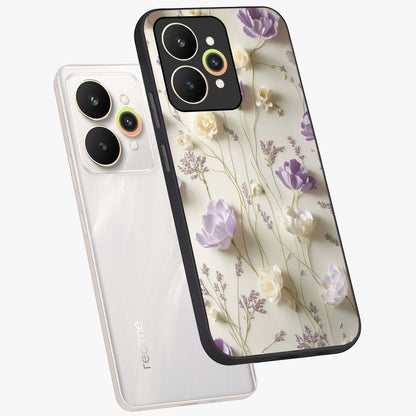 Lilac Breeze Harmony Glass Case displayed in angled mockup highlighting calm lilac breeze design with soothing aesthetic style.