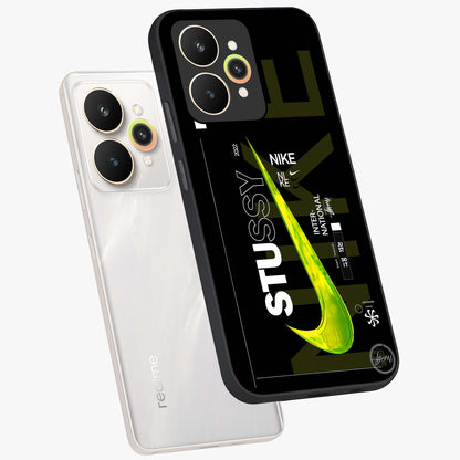 Neon Street Edition Glass Case displayed in angled mockup highlighting vibrant urban design with bold street aesthetic.