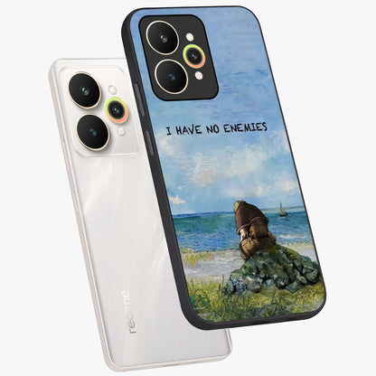 Peace Beyond War Glass Case displayed in angled mockup highlighting meaningful message design with artistic aesthetic style.
