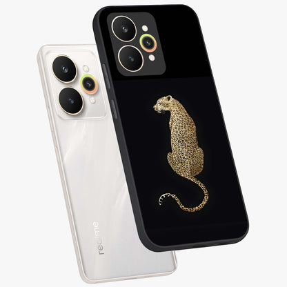Regal Leopard Glass Case displayed in angled mockup highlighting powerful animal illustration with stylish wild aesthetic.