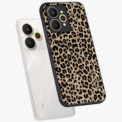 Savage Chic Pattern Glass Case displayed in angled mockup highlighting bold fashion inspired design with chic aesthetic.
