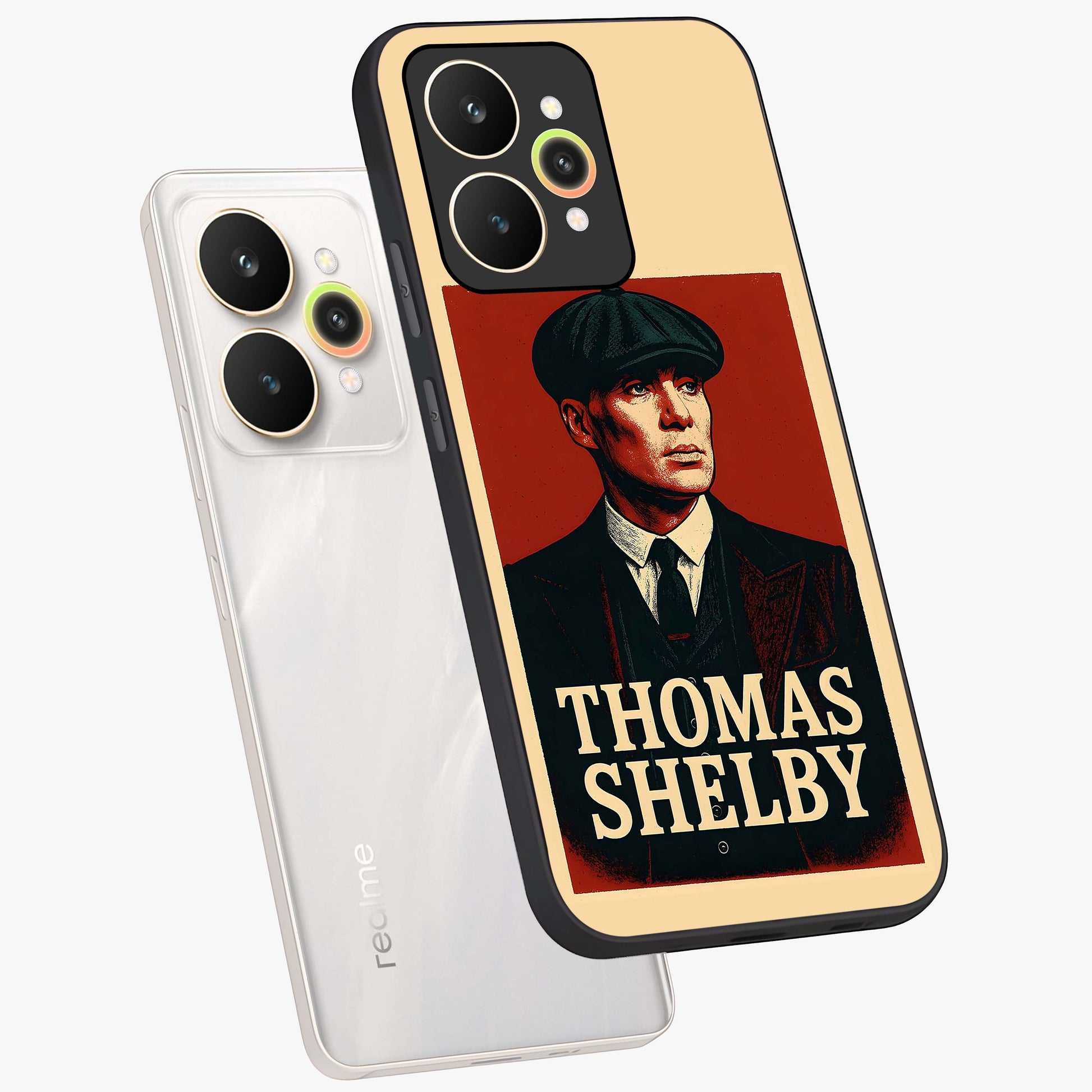 Vintage Mafia Authority Glass Case displayed in angled mockup highlighting powerful retro design with classic gangster aesthetic.
