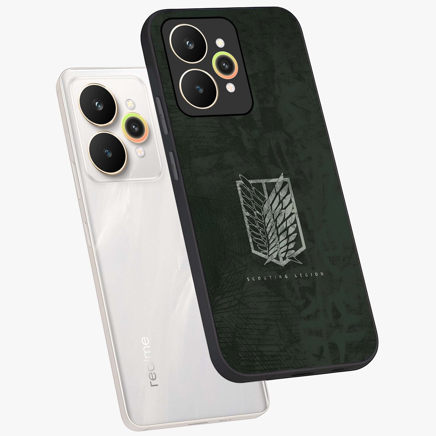 Wings Of Freedom Glass Case displayed in angled mockup highlighting graceful wing design with inspirational aesthetic.