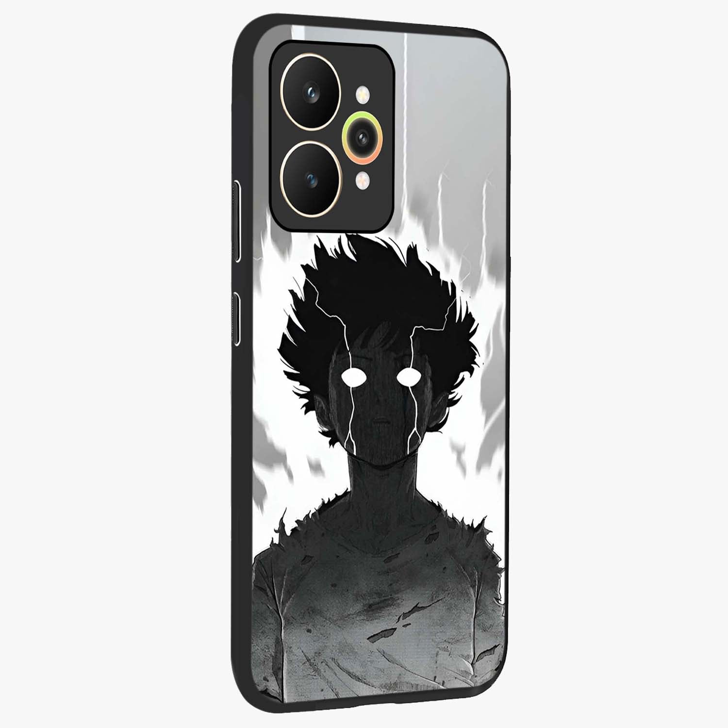 Awakened Inner Rage Glass Case upright view showcasing dramatic artwork with strong expressive aesthetic.