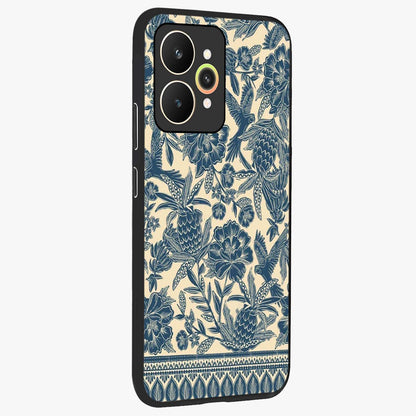Heirloom Wild Bloom Glass Case upright view showcasing delicate wildflower artwork with timeless floral theme.