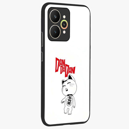 Playful Spirit Charm Glass Case upright view showcasing vibrant charm artwork with fun artistic theme.