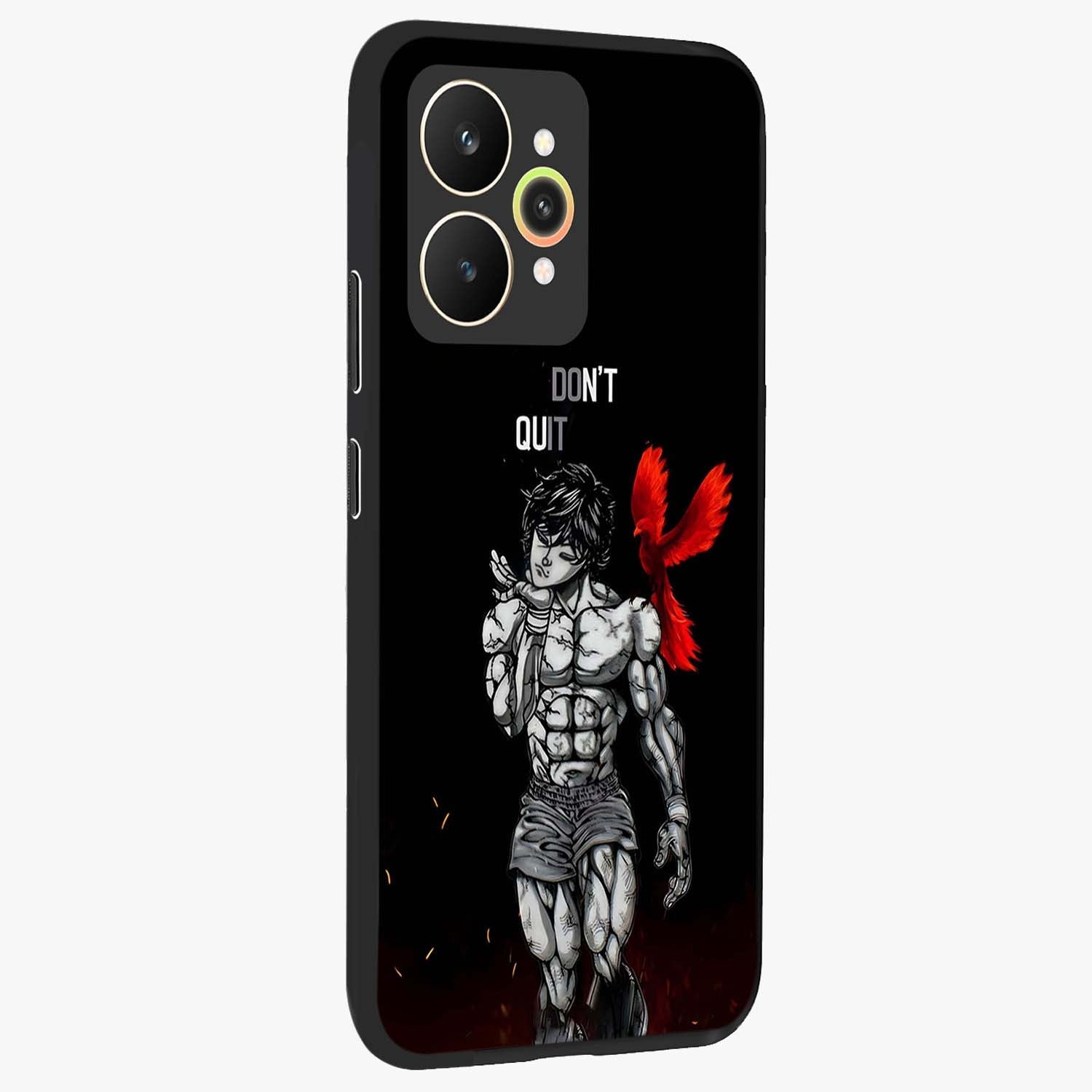 Rise Beyond Limits Glass Case upright view showcasing powerful inspirational artwork with uplifting theme.