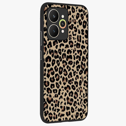 Savage Chic Pattern Glass Case upright view showcasing trendy decorative artwork with edgy fashion theme.