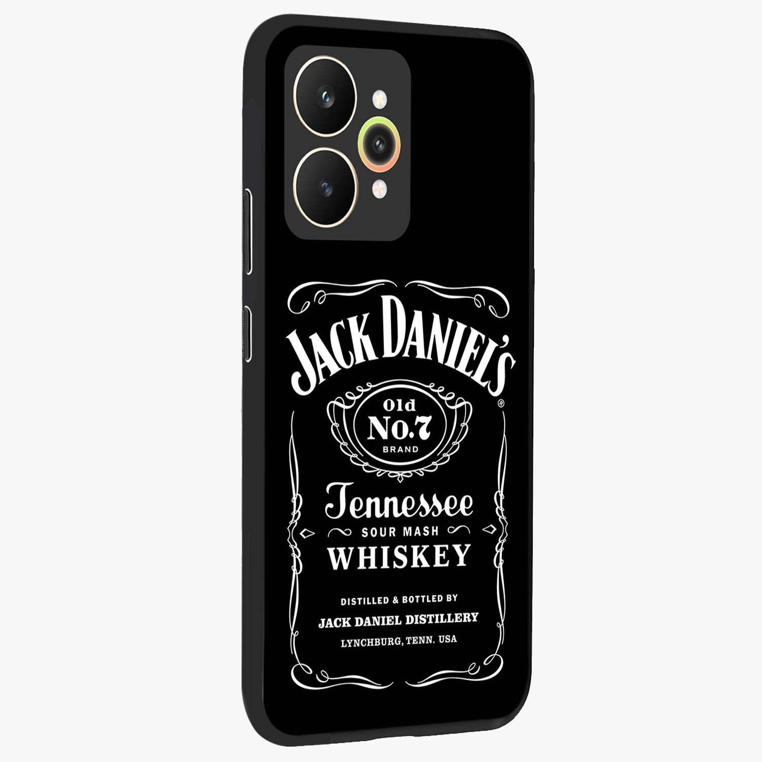 Vintage Whiskey Heritage Glass Case upright view showcasing stylish vintage whiskey artwork with timeless bar culture theme.