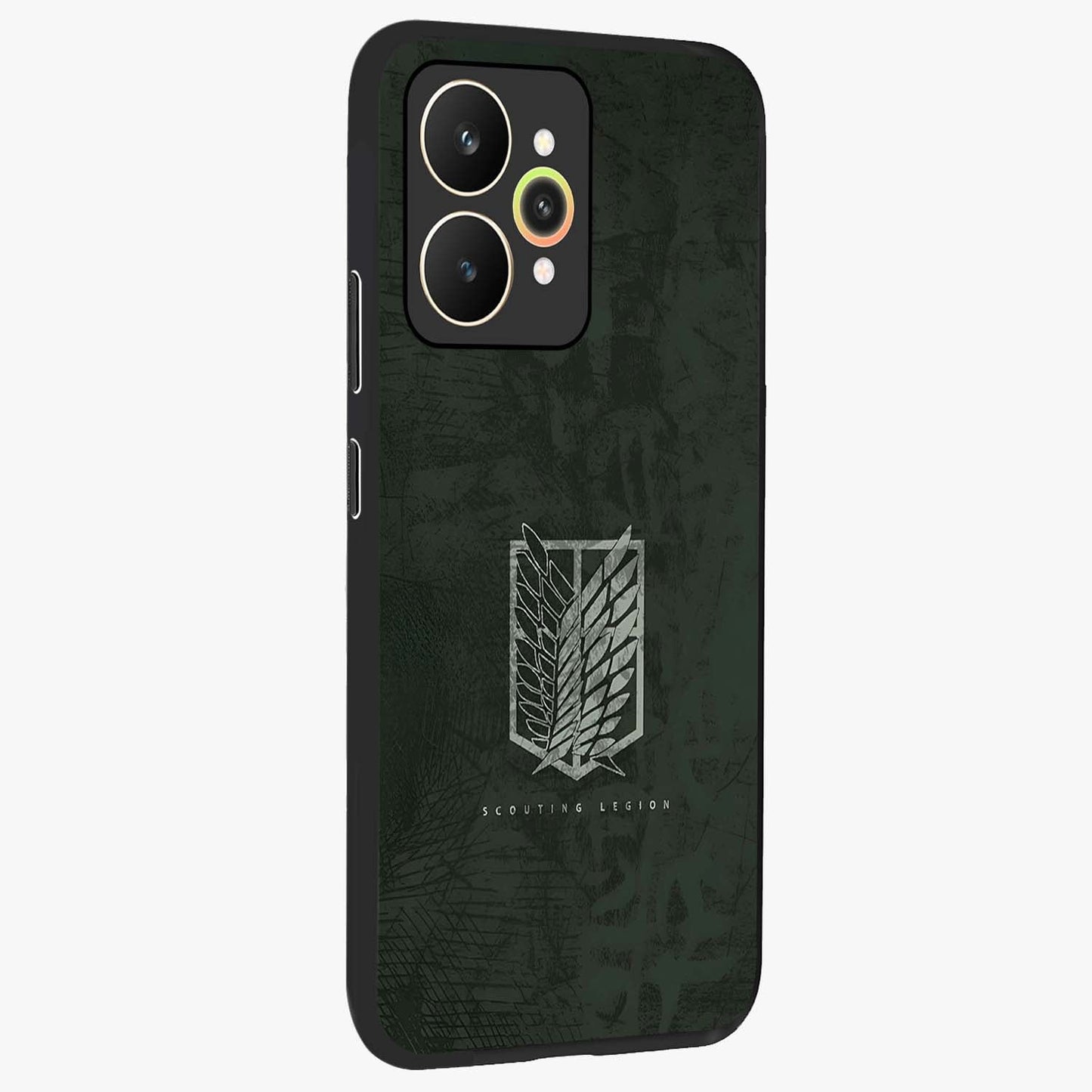Wings Of Freedom Glass Case upright view showcasing powerful wings artwork with freedom themed design.