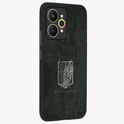 Wings Of Freedom Glass Case upright view showcasing powerful wings artwork with freedom themed design.