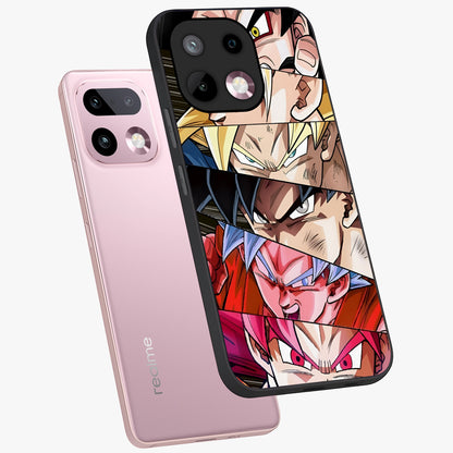 Anime Character Glass Case displayed in angled mockup highlighting colorful anime character illustration.