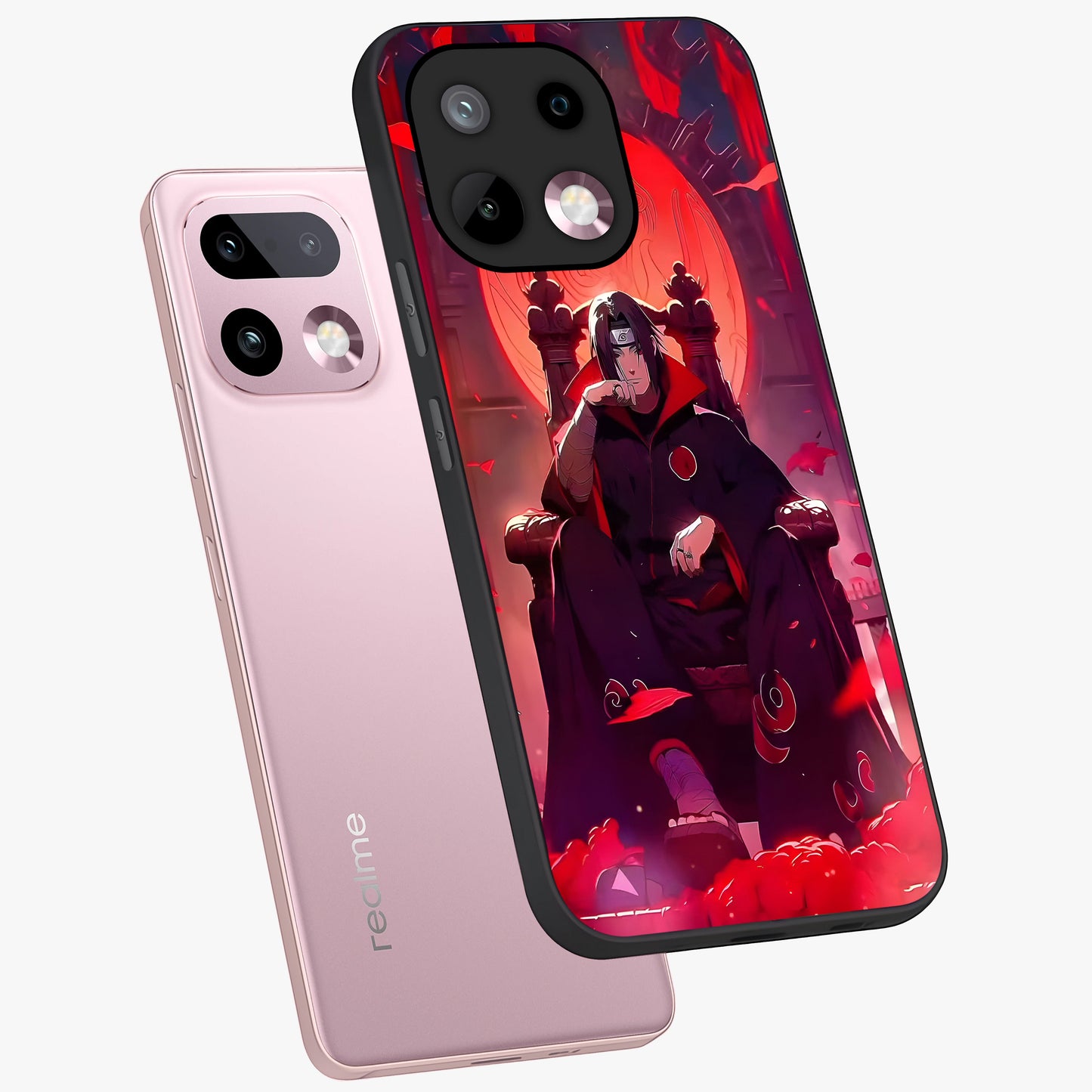 Blood Moon Sovereign Glass Case displayed in angled mockup highlighting dark celestial moon design and dramatic theme.