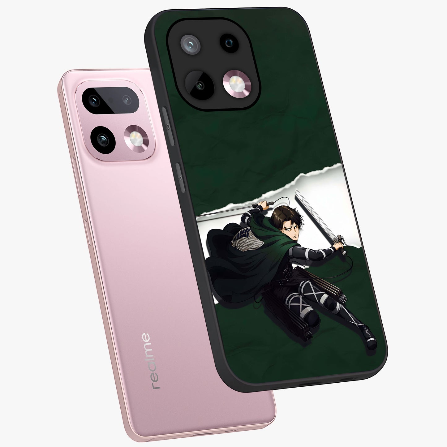 Emerald War Vanguard Glass Case displayed in angled mockup highlighting intense battle inspired design with emerald tone aesthetic.