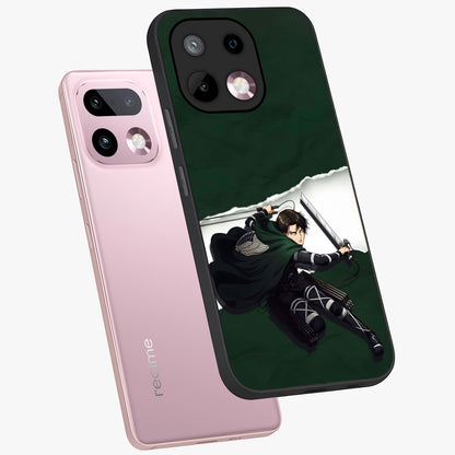 Emerald War Vanguard Glass Case displayed in angled mockup highlighting intense battle inspired design with emerald tone aesthetic.