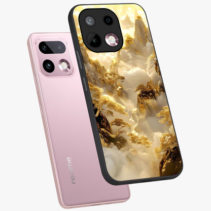 Gates Of Illumination Glass Case displayed in angled mockup highlighting radiant portal inspired design with fantasy aesthetic.